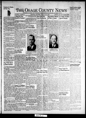 The Osage County News (Pawhuska, Okla.), Vol. 27, No. 36, Ed. 1 Friday, June 9, 1939