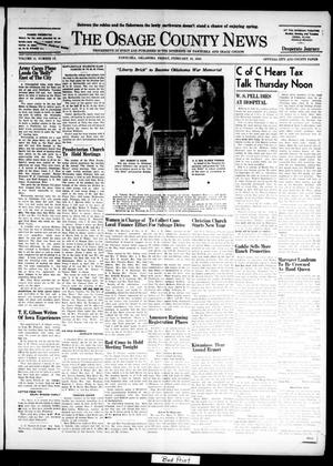 The Osage County News (Pawhuska, Okla.), Vol. 31, No. 14, Ed. 1 Friday, February 19, 1943
