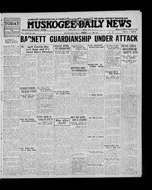 Muskogee Daily News (Muskogee, Okla.), Vol. 23, No. 115, Ed. 1 Saturday, October 24, 1925