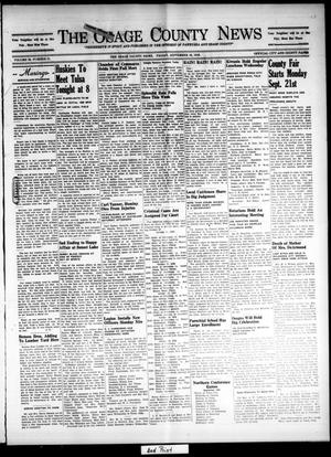 The Osage County News (Pawhuska, Okla.), Vol. 25, No. 51, Ed. 1 Friday, September 18, 1936