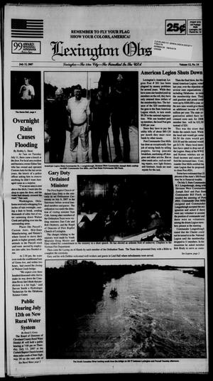Lexington Observer (Lexington, Okla.), Vol. 12, No. 14, Ed. 1 Thursday, July 12, 2007