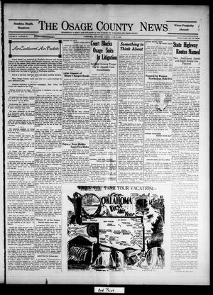The Osage County News (Pawhuska, Okla.), Vol. 19, No. 39, Ed. 1 Friday, June 19, 1931