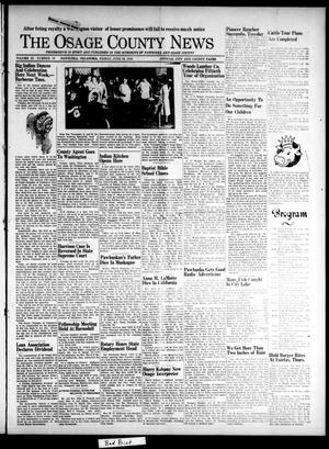 The Osage County News (Pawhuska, Okla.), Vol. 27, No. 37, Ed. 1 Friday, June 16, 1939