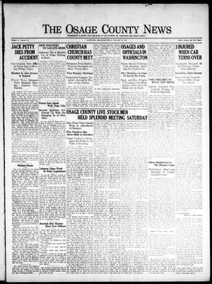The Osage County News (Pawhuska, Okla.), Vol. 15, No. 23, Ed. 1 Friday, January 21, 1927