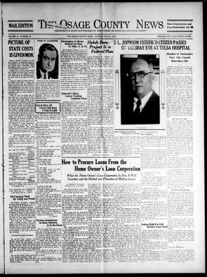 The Osage County News (Pawhuska, Okla.), Vol. 21, No. 45, Ed. 1 Friday, July 28, 1933