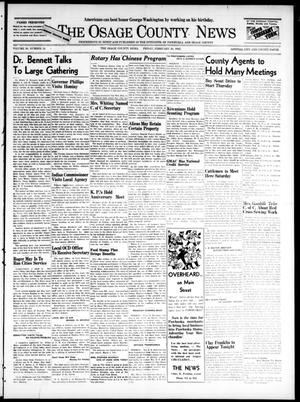 The Osage County News (Pawhuska, Okla.), Vol. 30, No. 14, Ed. 1 Friday, February 20, 1942