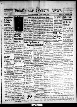 The Osage County News (Pawhuska, Okla.), Vol. 25, No. 10, Ed. 1 Friday, December 4, 1936