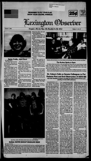 Lexington Observer (Lexington, Okla.), Vol. 11, No. 25, Ed. 1 Thursday, October 5, 2006