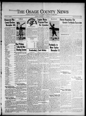 The Osage County News (Pawhuska, Okla.), Vol. 19, No. 11, Ed. 1 Friday, November 7, 1930