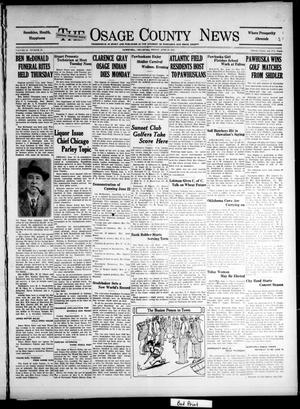 The Osage County News (Pawhuska, Okla.), Vol. 20, No. 38, Ed. 1 Friday, June 10, 1932