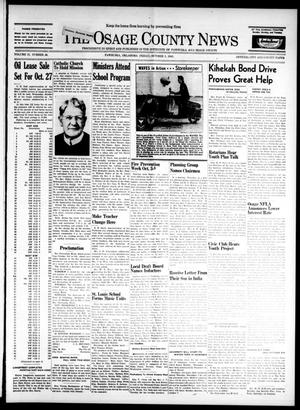 The Osage County News (Pawhuska, Okla.), Vol. 31, No. 46, Ed. 1 Friday, October 1, 1943