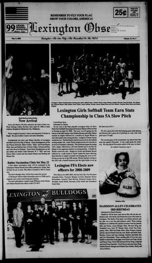 Lexington Observer (Lexington, Okla.), Vol. 13, No. 5, Ed. 1 Thursday, May 8, 2008