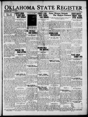 Oklahoma State Register (Guthrie, Okla.), Vol. 38, No. 22, Ed. 1 Thursday, September 26, 1929