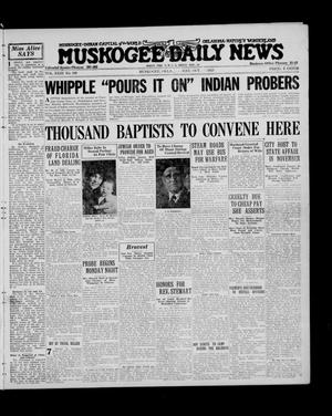 Muskogee Daily News (Muskogee, Okla.), Vol. 23, No. 109, Ed. 2 Sunday, October 18, 1925