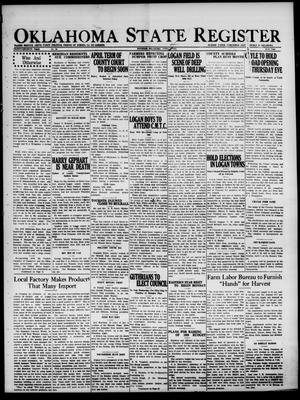 Oklahoma State Register (Guthrie, Okla.), Vol. 37, No. 49, Ed. 1 Thursday, April 4, 1929