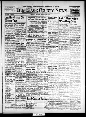 The Osage County News (Pawhuska, Okla.), Vol. 29, No. 37, Ed. 1 Friday, August 1, 1941