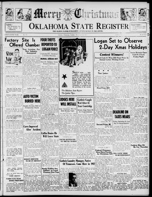 Oklahoma State Register (Guthrie, Okla.), Vol. 46, No. 74, Ed. 1 Sunday, December 26, 1937