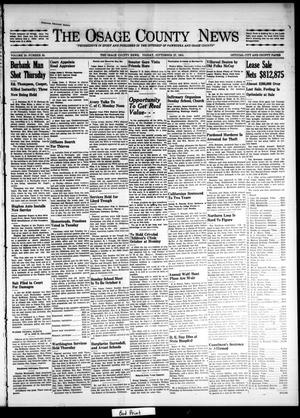 The Osage County News (Pawhuska, Okla.), Vol. 23, No. 52, Ed. 1 Friday, September 27, 1935