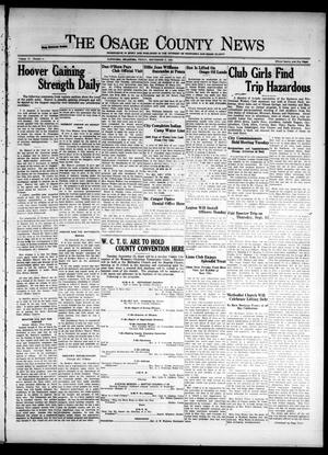 The Osage County News (Pawhuska, Okla.), Vol. 17, No. 4, Ed. 1 Friday, September 7, 1928