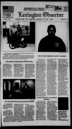 Lexington Observer (Lexington, Okla.), Vol. 11, No. 44, Ed. 1 Thursday, February 15, 2007
