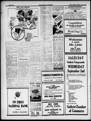 Oklahoma State Register (Guthrie, Okla.), Vol. [40], No. [22], Ed. 1 Thursday, August 27, 1931
