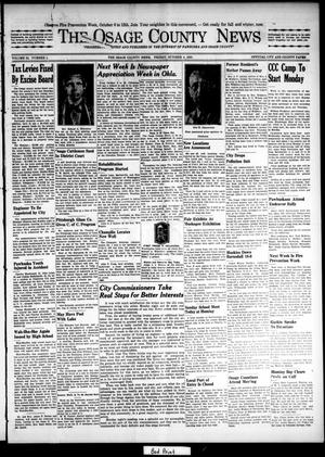 The Osage County News (Pawhuska, Okla.), Vol. 24, No. 1, Ed. 1 Friday, October 4, 1935
