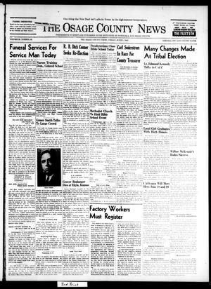 The Osage County News (Pawhuska, Okla.), Vol. 30, No. 29, Ed. 1 Friday, June 5, 1942