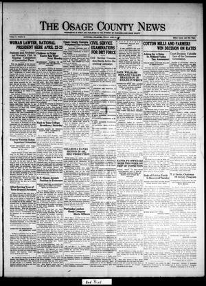 The Osage County News (Pawhuska, Okla.), Vol. 15, No. 35, Ed. 1 Friday, April 15, 1927