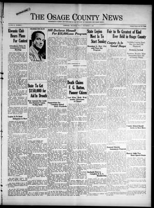 The Osage County News (Pawhuska, Okla.), Vol. 19, No. 3, Ed. 1 Friday, September 5, 1930