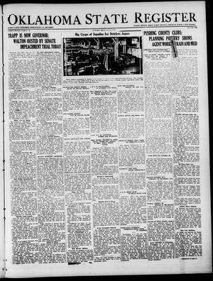 Oklahoma State Register (Guthrie, Okla.), Vol. 32, No. 26, Ed. 1 Thursday, October 25, 1923