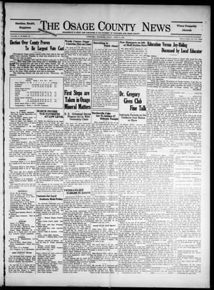 The Osage County News (Pawhuska, Okla.), Vol. 19, No. 29, Ed. 1 Friday, April 10, 1931