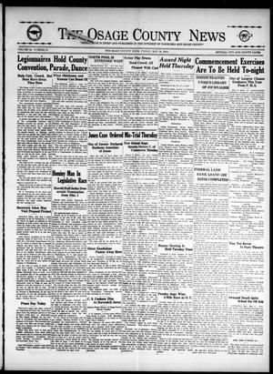 The Osage County News (Pawhuska, Okla.), Vol. 22, No. 35, Ed. 1 Friday, May 18, 1934