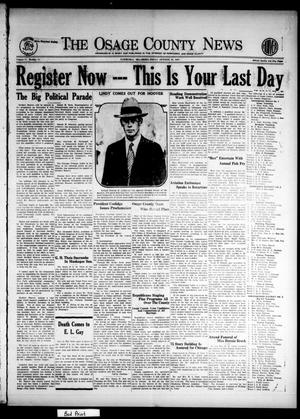 The Osage County News (Pawhuska, Okla.), Vol. 17, No. 11, Ed. 1 Friday, October 26, 1928