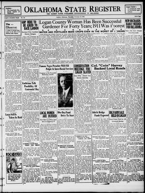 Oklahoma State Register (Guthrie, Okla.), Vol. 44, No. 48, Ed. 1 Thursday, February 13, 1936