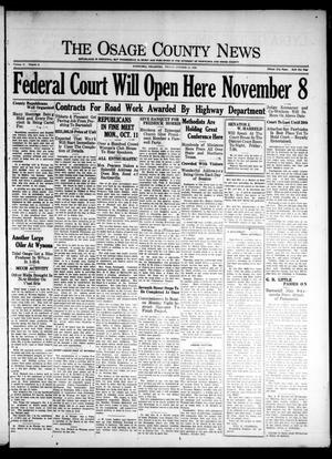 The Osage County News (Pawhuska, Okla.), Vol. 15, No. 9, Ed. 1 Friday, October 15, 1926