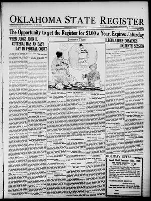 Oklahoma State Register (Guthrie, Okla.), Vol. 33, No. 37, Ed. 1 Thursday, January 8, 1925