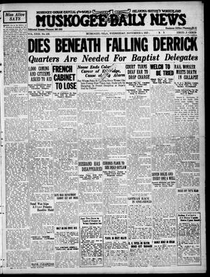 Muskogee Daily News (Muskogee, Okla.), Vol. 23, No. 126, Ed. 1 Wednesday, November 4, 1925