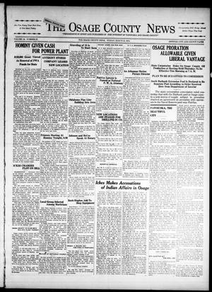 The Osage County News (Pawhuska, Okla.), Vol. 22, No. 27, Ed. 1 Friday, March 23, 1934