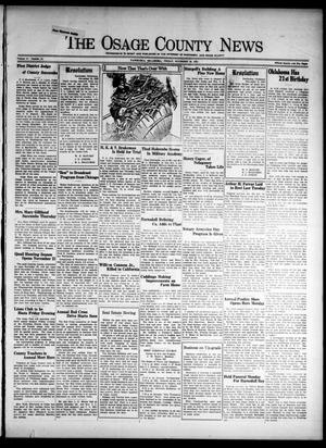 The Osage County News (Pawhuska, Okla.), Vol. 17, No. 14, Ed. 1 Friday, November 16, 1928