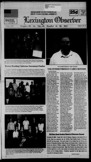 Lexington Observer (Lexington, Okla.), Vol. 11, No. 42, Ed. 1 Thursday, February 1, 2007
