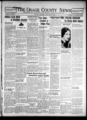 The Osage County News (Pawhuska, Okla.), Vol. 25, No. 23, Ed. 1 Friday, March 12, 1937