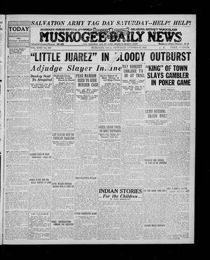 Muskogee Daily News (Muskogee, Okla.), Vol. 23, No. 122, Ed. 1 Saturday, October 31, 1925