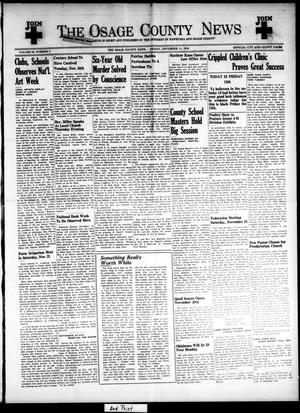 The Osage County News (Pawhuska, Okla.), Vol. 25, No. 7, Ed. 1 Friday, November 13, 1936