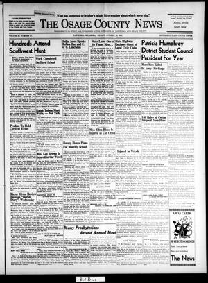 The Osage County News (Pawhuska, Okla.), Vol. 29, No. 47, Ed. 1 Friday, October 10, 1941