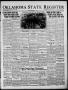 Newspaper: Oklahoma State Register (Guthrie, Okla.), Vol. 34, No. 12, Ed. 1 Thur…