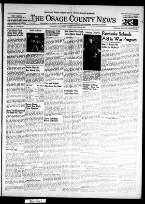 The Osage County News (Pawhuska, Okla.), Vol. 31, No. 15, Ed. 1 Friday, February 26, 1943