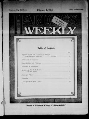 Harlow's Weekly (Oklahoma City, Okla.), Vol. 42, No. 5, Ed. 1 Saturday, February 3, 1934