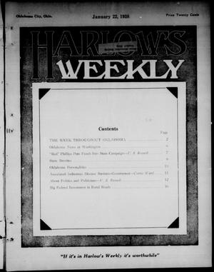 Harlow's Weekly (Oklahoma City, Okla.), Vol. 48, No. 30, Ed. 1 Saturday, January 22, 1938