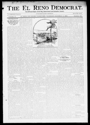 Primary view of object titled 'The El Reno Democrat. (El Reno, Okla. Terr.), Vol. 6, No. 36, Ed. 1 Thursday, October 3, 1895'.