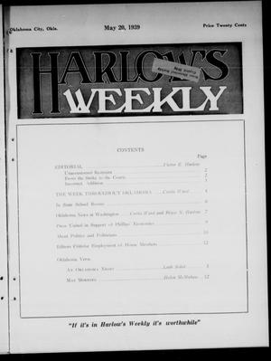 Harlow's Weekly (Oklahoma City, Okla.), Vol. 51, No. 20, Ed. 1 Saturday, May 20, 1939